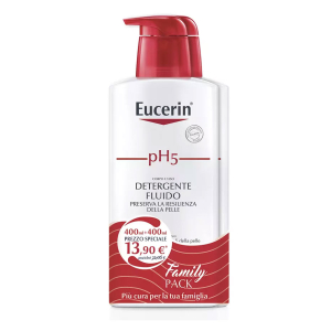eucerin ph5 gel detergente 2x400ml bugiardino cod: 977610866 