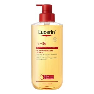 Acquista Online Eucerin ph5 olio detergente doccia 400 ml con 53% di oli naturali e dexpantenolo per pelle secca e sensibile e Cerca l'offerta più bassa