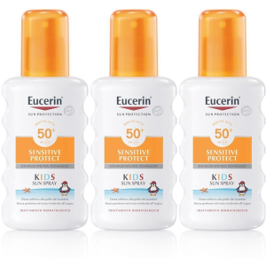 Acquista Online eucerin sensitive protect kids sun spray spf 50+ 200 ml 3x200 e Cerca l'offerta più bassa