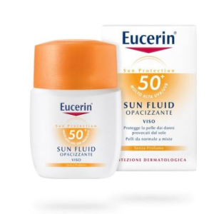 eucerin sun viso fluida fp50+ bugiardino cod: 970200061 
