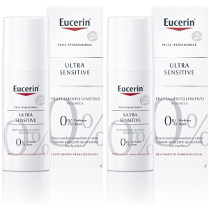 Acquista Online eucerin ultrasensitive trattamento lenitivo pelle secca 2x50 ml e Cerca l'offerta più bassa