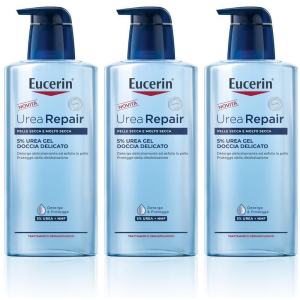Acquista Online eucerin urearepair detergente fluido 5% urea 3x400 ml e Cerca l'offerta più bassa