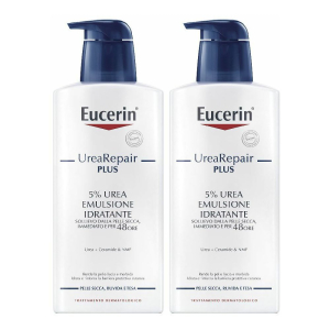 Acquista Online eucerin® urearepair emulsione idratante 5% urea set da 2 2x400 ml emul e Cerca l'offerta più bassa