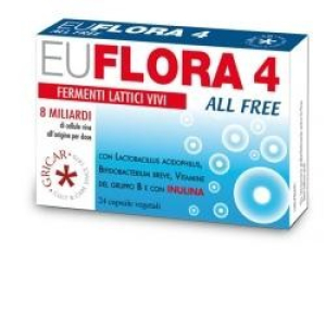 euflora 4 all free 24 capsule bugiardino cod: 938001094 
