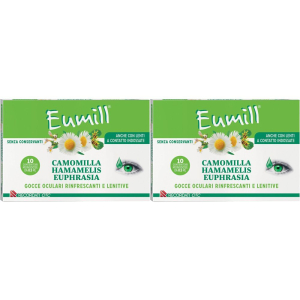 Acquista Online eumill® camomilla, hamamelis, euphrasia set da 2 2x10x0,5 ml pipette m e Cerca l'offerta più bassa