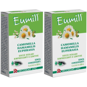 Acquista Online eumill® gocce oculari pluridose set da 2 2x10 ml oftalmiche e Cerca l'offerta più bassa