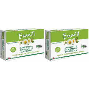 Acquista Online eumill gocce oculari rinfrescanti e lenitive set da 2 2x20x0,5 ml fial e Cerca l'offerta più bassa
