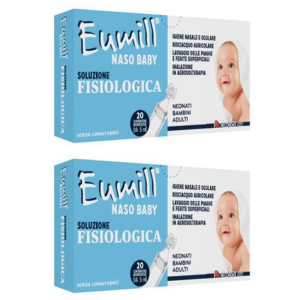 Acquista Online eumill naso baby soluzione fisiologica 20 contenitori monodose 5 ml 2x e Cerca l'offerta più bassa