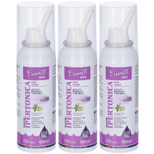 Acquista Online eumill® naso soluzione ipertonica chiuso 3x100 ml spray nasale e Cerca l'offerta più bassa