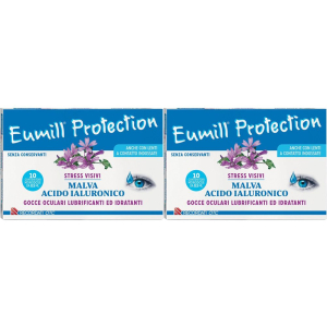 Acquista Online eumill® protection gocce oculari set da 2 2x10x0,5 ml pipette monodose e Cerca l'offerta più bassa
