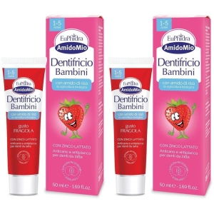 Acquista Online Euphidra amidomio dentifricio fragola 1-5 anni 2x50 ml e Cerca l'offerta più bassa