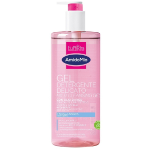 Euphidra amidomio gel detergente delicato 1000 ml idratante e protettivo per corpo e capelli
