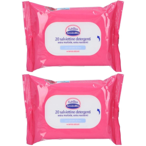 Acquista Online euphidra amidomio salviettine detergenti set da 2 2x20 pz salviette e Cerca l'offerta più bassa