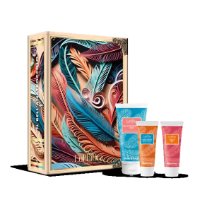 Euphidra cofanetto di natale il bell'anatroccolo - gel detergente viso 100 ml + crema gel viso 30 ml + maschera viso idratante 30 ml