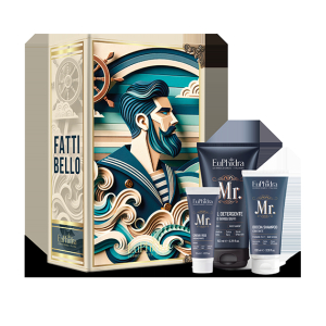 Euphidra cofanetto fattibello doccia shampoo 100 ml + detergente viso 150 ml + crema viso 30 ml