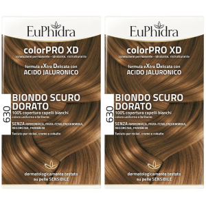 Acquista Online euphidra colorpro xd 630 biondo scuro dorato set da 2 2x50 ml lozione e Cerca l'offerta più bassa