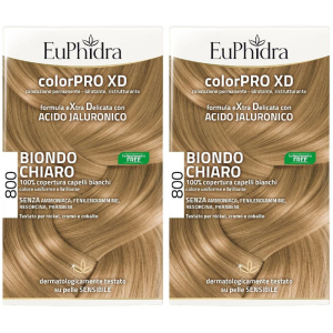 Acquista Online euphidra colorpro xd 800 biondo chiaro set da 2 2x50 ml lozione per ca e Cerca l'offerta più bassa