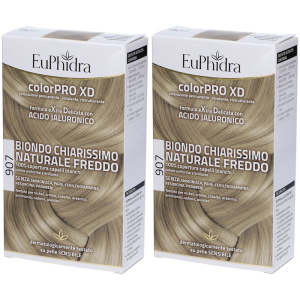 Acquista Online euphidra colorpro xd biondo chiarissimo naturale freddo 907 set da 2 e Cerca l'offerta più bassa