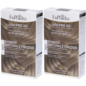 Acquista Online euphidra colorpro xd biondo naturale freddo 707 set da 2 2x120 ml tint e Cerca l'offerta più bassa