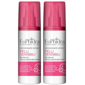 Acquista Online euphidra deo spray pelli delicate 100 ml 2x100 ml e Cerca l'offerta più bassa