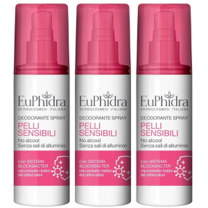 Acquista Online euphidra deo spray pelli delicate 100 ml 3x100 ml e Cerca l'offerta più bassa