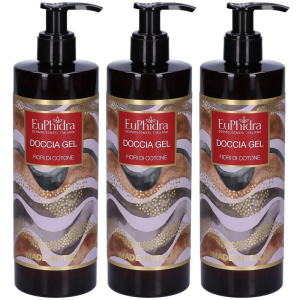 Acquista Online euphidra doccia gel fiori di cotone 3x400 ml e Cerca l'offerta più bassa