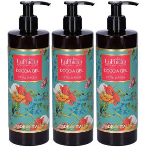 Acquista Online euphidra doccia gel petali di rosa 3x400 ml e Cerca l'offerta più bassa