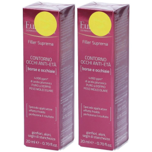 Acquista Online euphidra filler suprema contorno occhi anti-età borse e occhiaie 2x20 e Cerca l'offerta più bassa