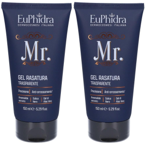 Acquista Online euphidra gel rasatura trasparente 2x150 ml e Cerca l'offerta più bassa