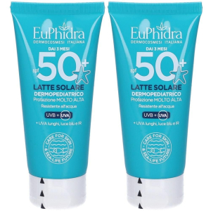 Acquista Online euphidra kaleido latte solare bambini spf50+ 2x50 ml e Cerca l'offerta più bassa