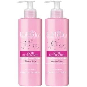 Acquista Online Euphidra latte detergente struccante quotidiano 2x400 ml e Cerca l'offerta più bassa