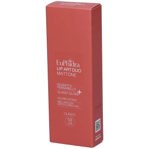 Acquista Online Euphidra lip art duo mattone rossetto pennarello + glassy gloss 1 pz s e Cerca l'offerta più bassa