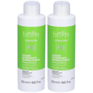 Acquista Online euphidra lozione astringente normalizzante 2x250 ml e Cerca l'offerta più bassa