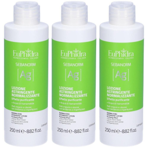 Acquista Online euphidra lozione astringente normalizzante 3x250 ml e Cerca l'offerta più bassa