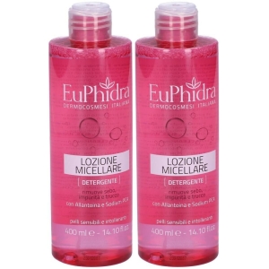 Acquista Online Euphidra lozione micellare 2x400 ml viso e Cerca l'offerta più bassa