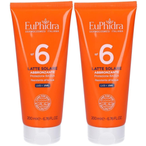 Acquista Online euphidra olio solare spf 6 2x200 ml e Cerca l'offerta più bassa