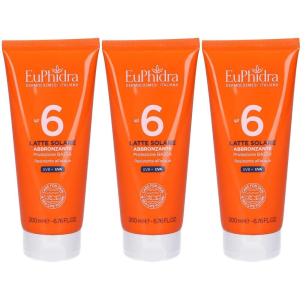 Acquista Online euphidra olio solare spf 6 3x200 ml e Cerca l'offerta più bassa