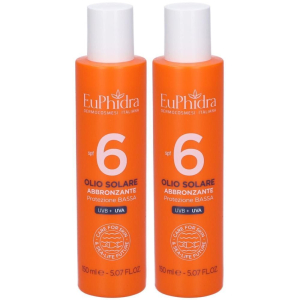 Acquista Online euphidra olio solare spf6 2x150 ml e Cerca l'offerta più bassa