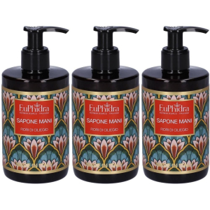 Acquista Online euphidra sapone mani fiori di ciliegio 3x300 ml e Cerca l'offerta più bassa