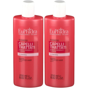 Acquista Online euphidra shampoo capelli trattati set da 2 2x250 ml e Cerca l'offerta più bassa