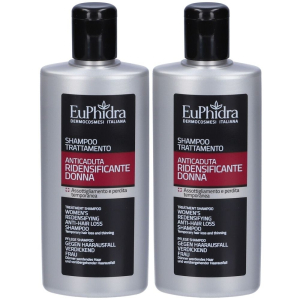 Acquista Online euphidra shampoo trattamento anticaduta ridensificante donna set da 2 e Cerca l'offerta più bassa