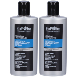 Acquista Online euphidra shampoo trattamento anticaduta rinforzante uomo set da 2 2x20 e Cerca l'offerta più bassa