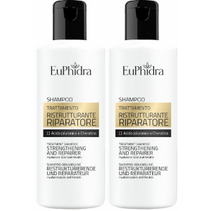 Acquista Online euphidra shampoo trattamento ristrutturante riparatore set da 2 2x200 e Cerca l'offerta più bassa