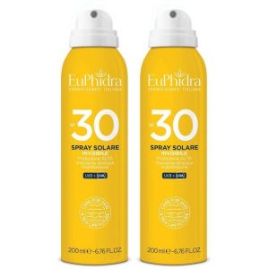 Acquista Online euphidra spray solare invisibile spf30 2x200 ml e Cerca l'offerta più bassa