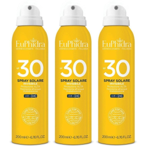 Acquista Online euphidra spray solare invisibile spf30 3x200 ml e Cerca l'offerta più bassa