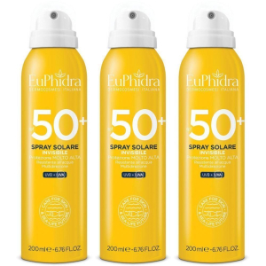 Acquista Online euphidra spray solare spf 50+ 3x200 ml e Cerca l'offerta più bassa