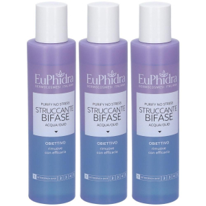 Acquista Online euphidra struccante bifase purify no stress 3x150 ml e Cerca l'offerta più bassa