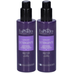 Acquista Online euphidra ultralight detergente niacinamide 200 ml 2x200 ml e Cerca l'offerta più bassa