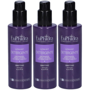Acquista Online euphidra ultralight detergente niacinamide 200 ml 3x200 ml e Cerca l'offerta più bassa