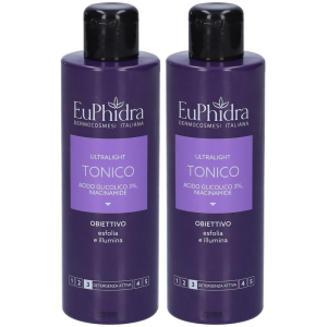 Acquista Online euphidra ultralight tonico acido glicolico 2x200 ml e Cerca l'offerta più bassa